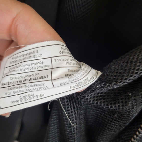 SOSKEN STUDIOS Marisa Minicucci Charlie black mesh trim zip front bomber jacket - Picture 11 of 14